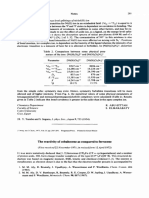 The reactivity of cobaltocene compared to ferrocene