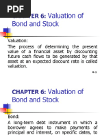 Valuation of Bond and Stock