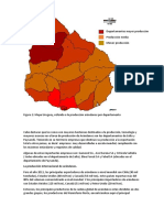 Mapa Arandanos Uruguay