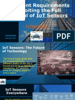 Important Requirements For Exploiting The Full Potential of Iot Sensors