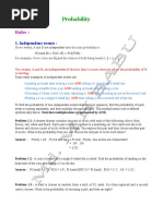 Probability Math