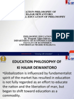 Education Philosophy - 11 - Local Education Philosophy of Ki Hajar Dewantoro