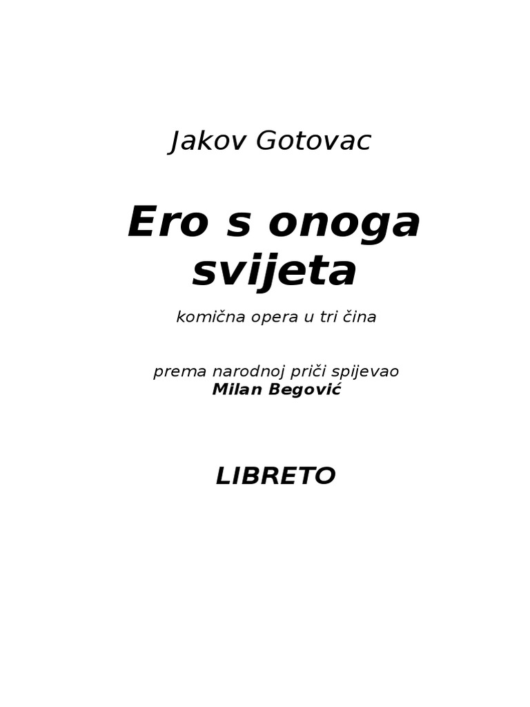 Ero S Onoga Svijeta PDF PDF