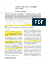 Numerical Simulation of Spot Welding For