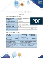 Guía de Actividades y Rúbrica de Evaluación - Fase 2 - Métodos Analíticos