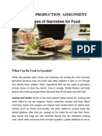 Food Production Assignment PDF