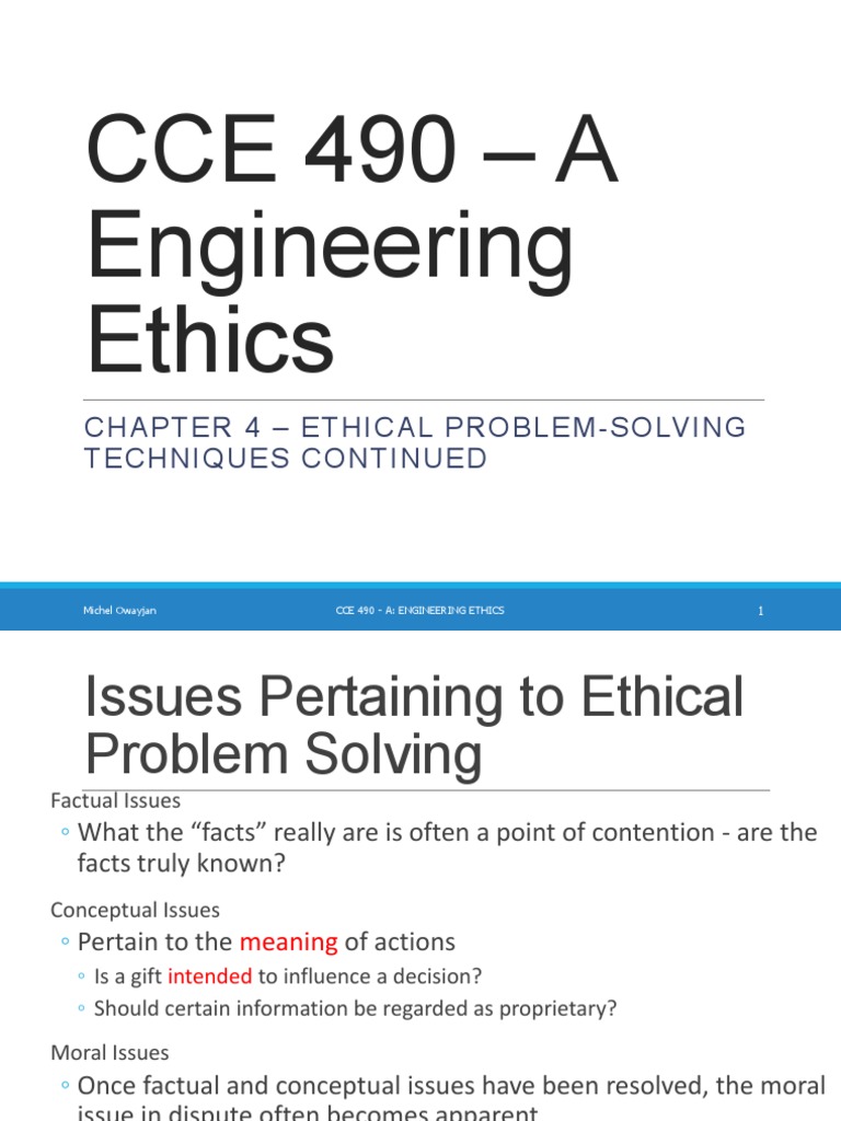 13 CCE 490 - A Chapter 4-2 | PDF | Professional Ethics | Discrimination