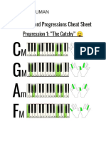 6 BEST Chord Progressions Cheat Sheet