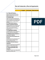 Lista de Cotejo Plan de Producción y Plan de Organización