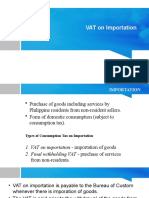 CH08 VAT On Importation