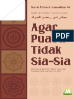 Agar Puasa Tidak Sia-Sia PDF