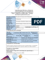 Guía de Actividades y Rúbrica de Evaluación Paso 1 - Elaborar Un Gráfico Libre