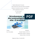 Sistema de Acumulacion de Costo