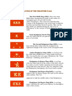 Evolution of the Katipunan Flag | PDF