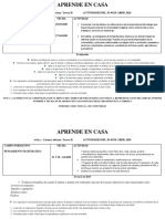 APRENDE EN CASA 20 AL 30 DE ABRIL MTRA CARMEN ADRIANA 2°B