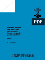 Indicadores Biológicos para La Valoración de La Exposición Humana A Compuestos Químicos Industriales: Xileno R. Lauwerys