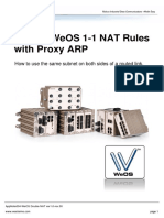 Westermo An Weos 1-1 Nat Rules With Proxy Arp
