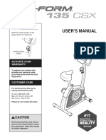 Pro Form 135 Manual PDF