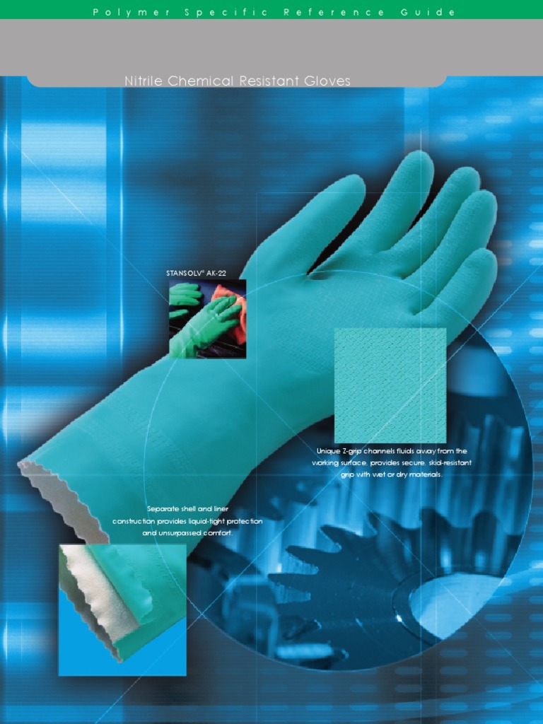 CATALOGO GUANTES NitrilosStansolv PDF Ethanol Glove