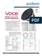 Av 12 Tech Sheet Tech Sheet PDF