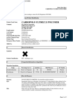 Carbopol® Ultrez 21 Polymer: The Lubrizol Corporation 29400 Lakeland Boulevard Wickliffe, Ohio 44092 Tel: (440) 943-4200