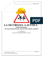 LA SICUREZZA A SCUOLA Dispensa Informativa