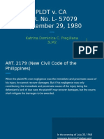 PLDT V. Ca G.R. No. L-57079 September 29, 1980: Katrina Dominica C. Fregillana 3LM2