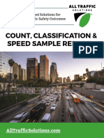 Count, Classification & Speed Sample Reports: Connected Solutions For Better Traffic Safety Outcomes