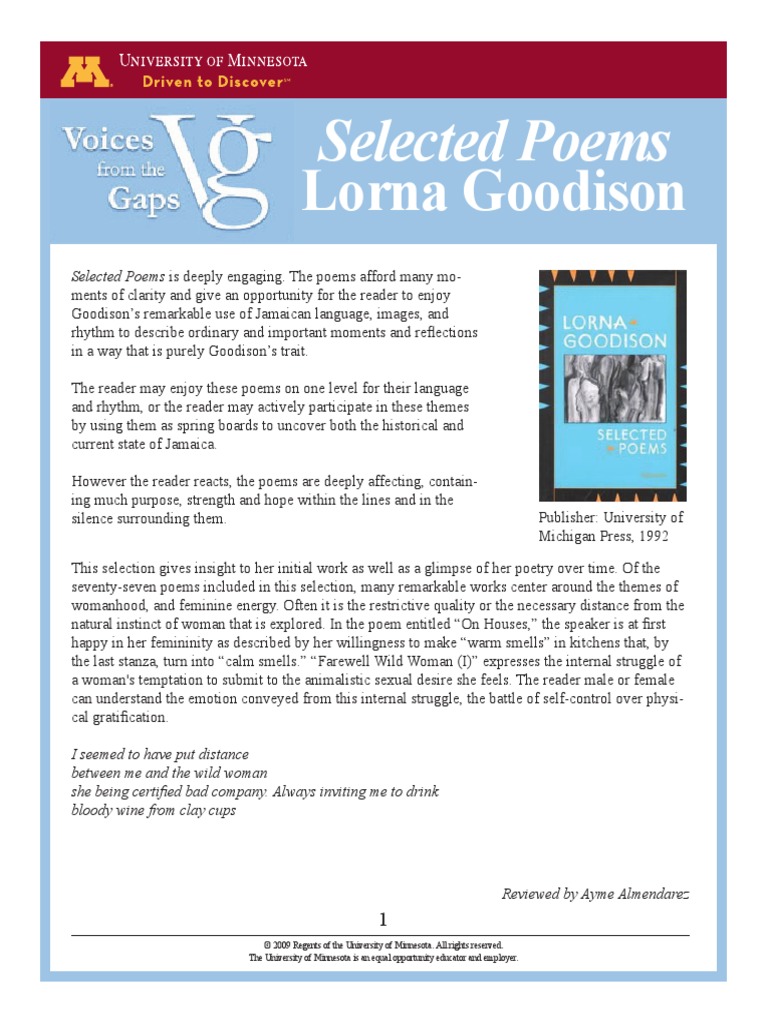 Review Selected Poems PDF | PDF | Poetry