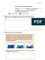 Evaluación unidad luz y sonido