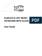 Rj461Ax 61 Key Music Keyboard With Alexa User Guide