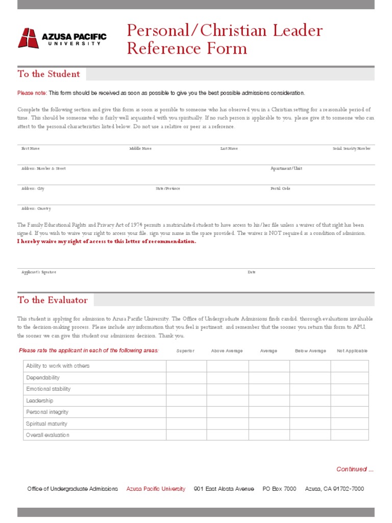 Ug Christian Ref | PDF | University And College Admission | Leadership