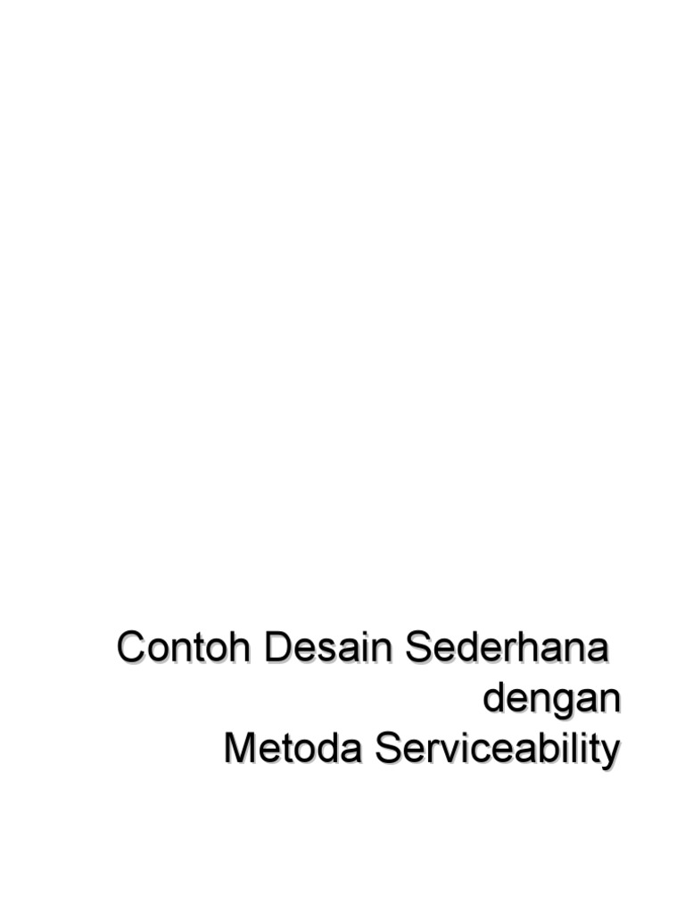Contoh Desain Sederhana-Part1 | PDF