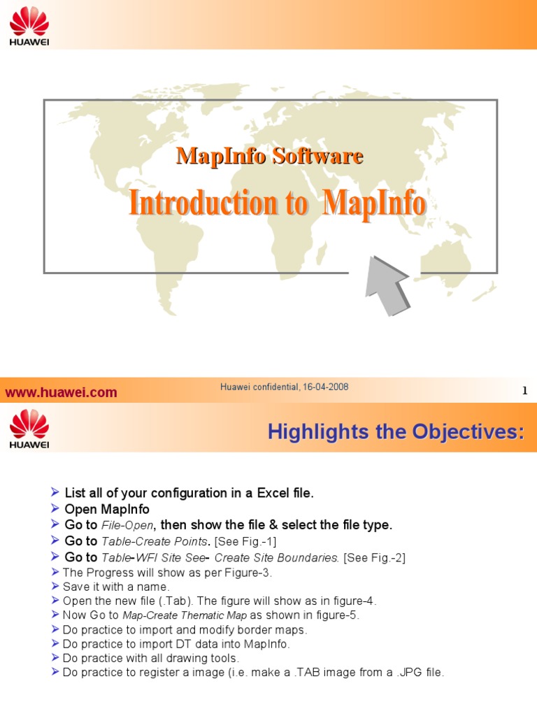 Map Info | PDF