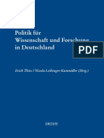 Politik für Wissenschaft und Forschung in Deutschland (Pdf)
