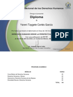 Diplomado Genero Certificado Diplomado Genero