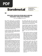 Reducing Oxidation Problems in Medium Frequency Induction Furnaces
