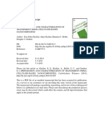 Preparation and Characterization of Transparent Pmma Nanocomposite PDF