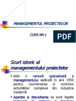 MANAGEMENTUL PROIECTELOR - Cursnr.1