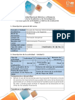 Guía de actividades y rúbrica de evaluación - Paso 3 - Evaluación financiera.pdf