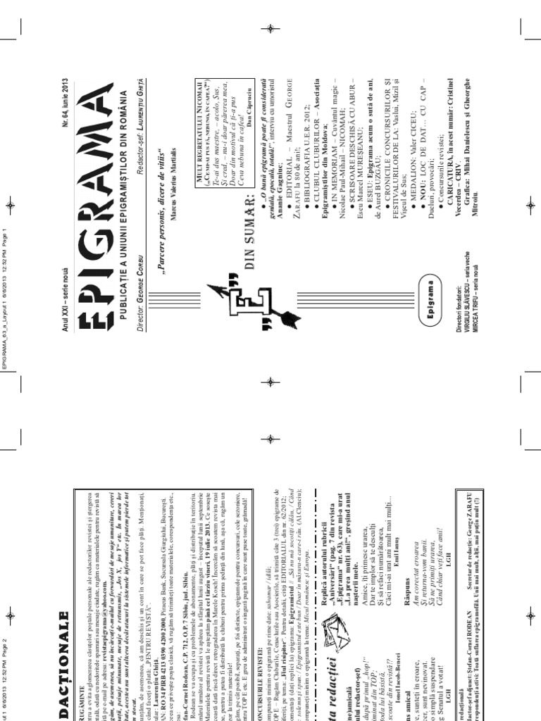 Epigrama 64 Pdf