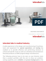Machines and Robots For Medical Applications