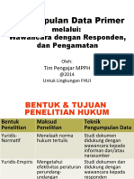 Pengumpulan Dan Pengolahan Data