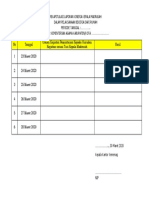 Format Rekapitulasi Laporan Kinerja Kepala Madrasah