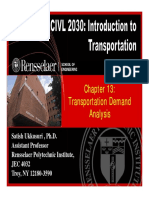 Cht13 Cht13 Transportation Demand Ali Transportation Demand Ali Analysis Analysis