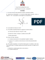 Lista de Vetores - Física