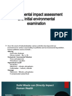 Environmetal Impact Assesment and Initial Environment Examination