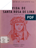 Vargas Ugarte - Vida de Santa Rosa de Lima PDF