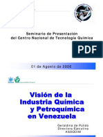 Vision de La Industria Quimica y Petroquimica