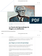 La Teoría Del Aprendizaje de Piaget